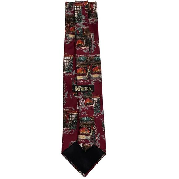 Wembley Christmas Tie    - Picture 4 of 6